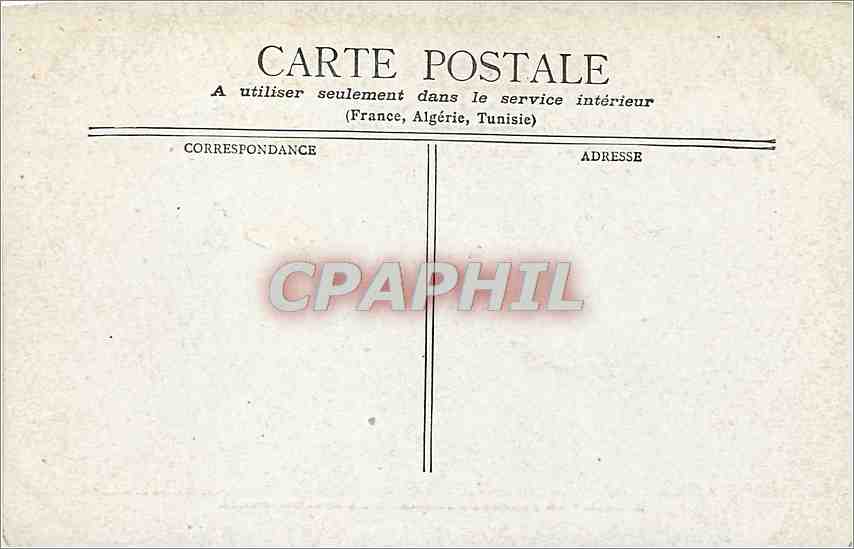 CPA Paris le palais de Justice et la Ste Chapelle  — Rückseite