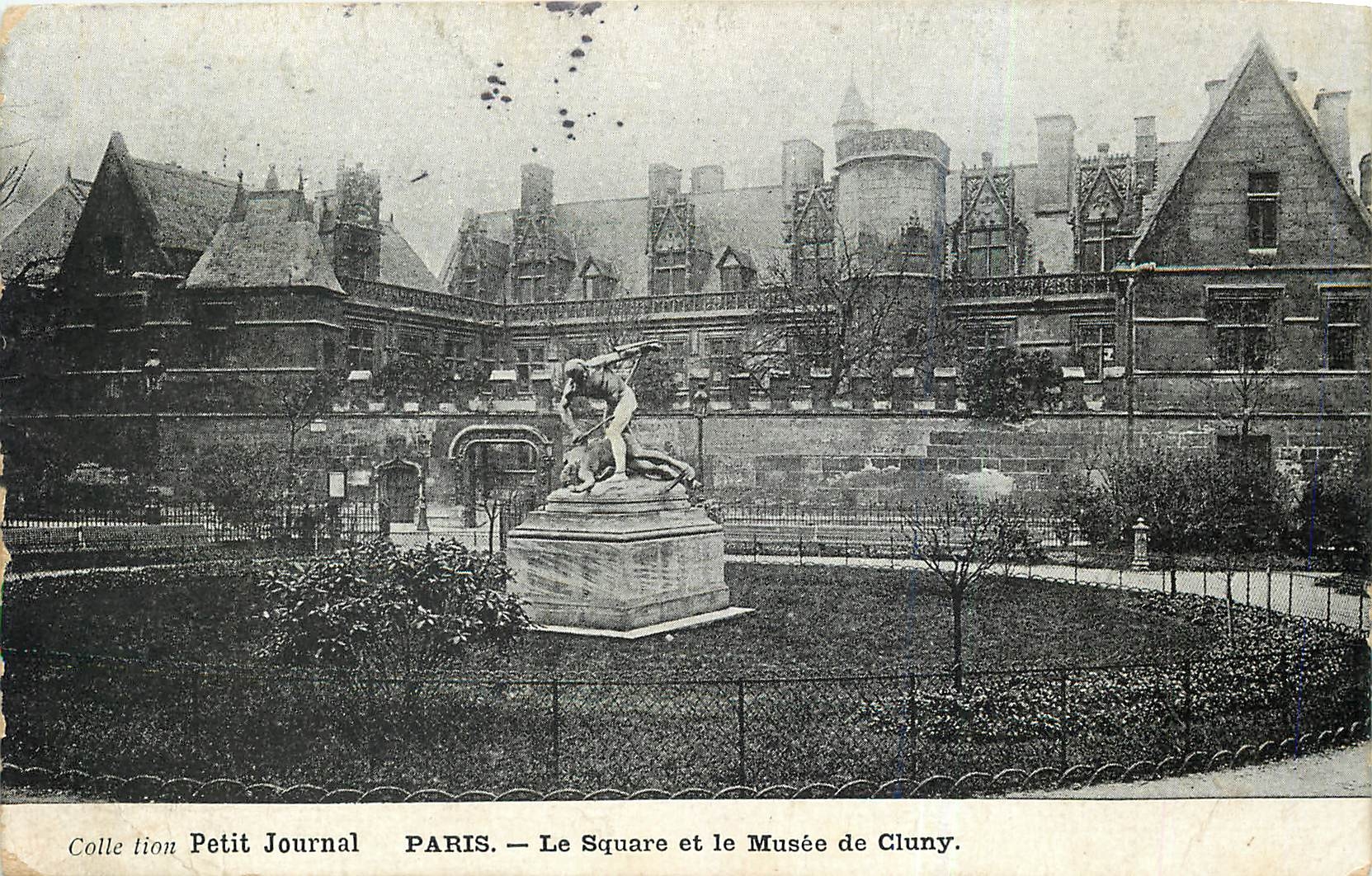 CPA Collection petit journal Paris le square et le Musee de Cluny 
