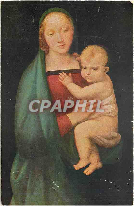 CPA Sanzio Raffaello la Madonna detta del Granduca Firenze galleria Palatina 