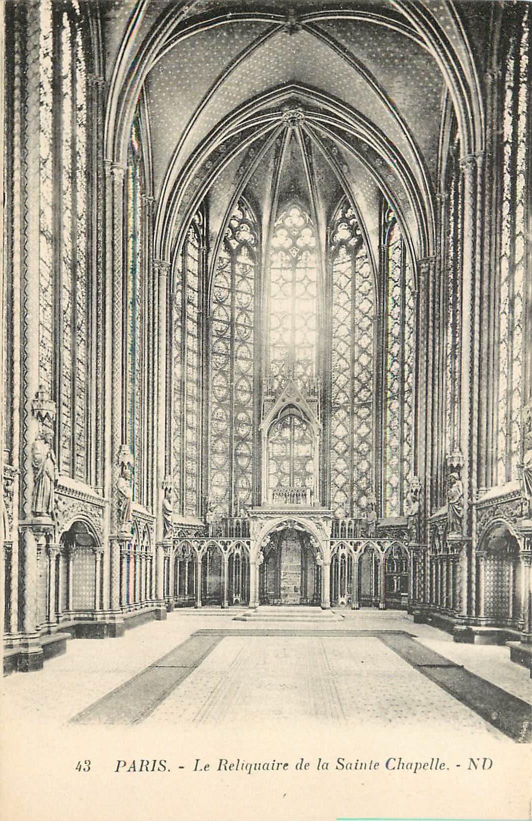CPA Paris le Reliquaire de la Sainte Chapelle 