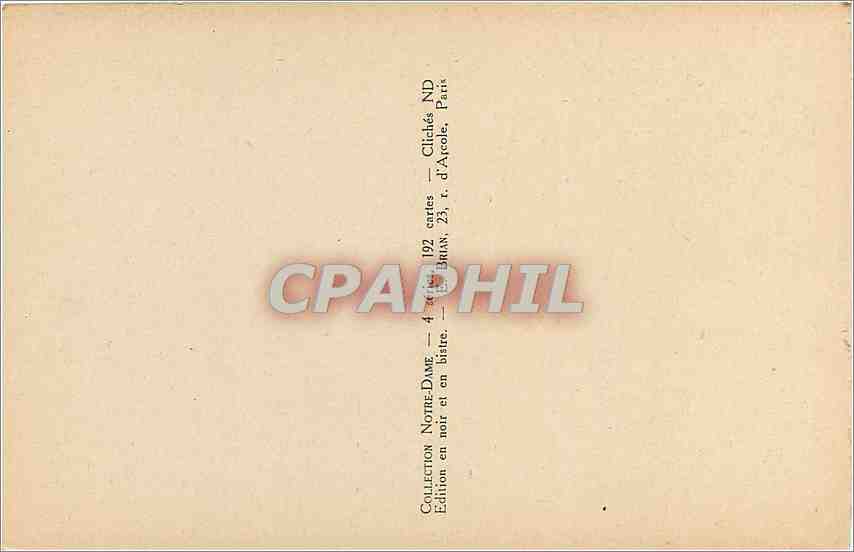 CPA Paris le Reliquaire de la Sainte Chapelle  — Verso
