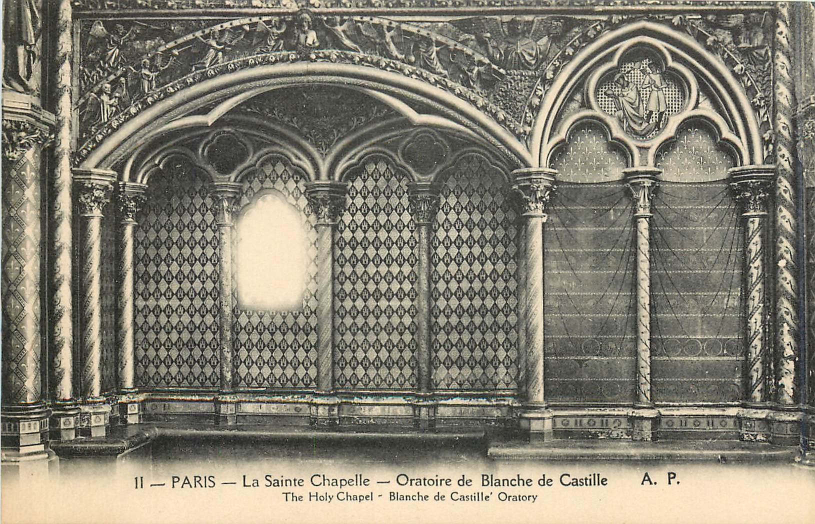 CPA Paris la Sainte Chapelle Oratoire de Blanche de Castille 