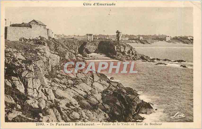 Côte d'Emeraude — De Paramé à Rothéneuf — Pointe de la Varde et Tour du Bonheur — Loïc