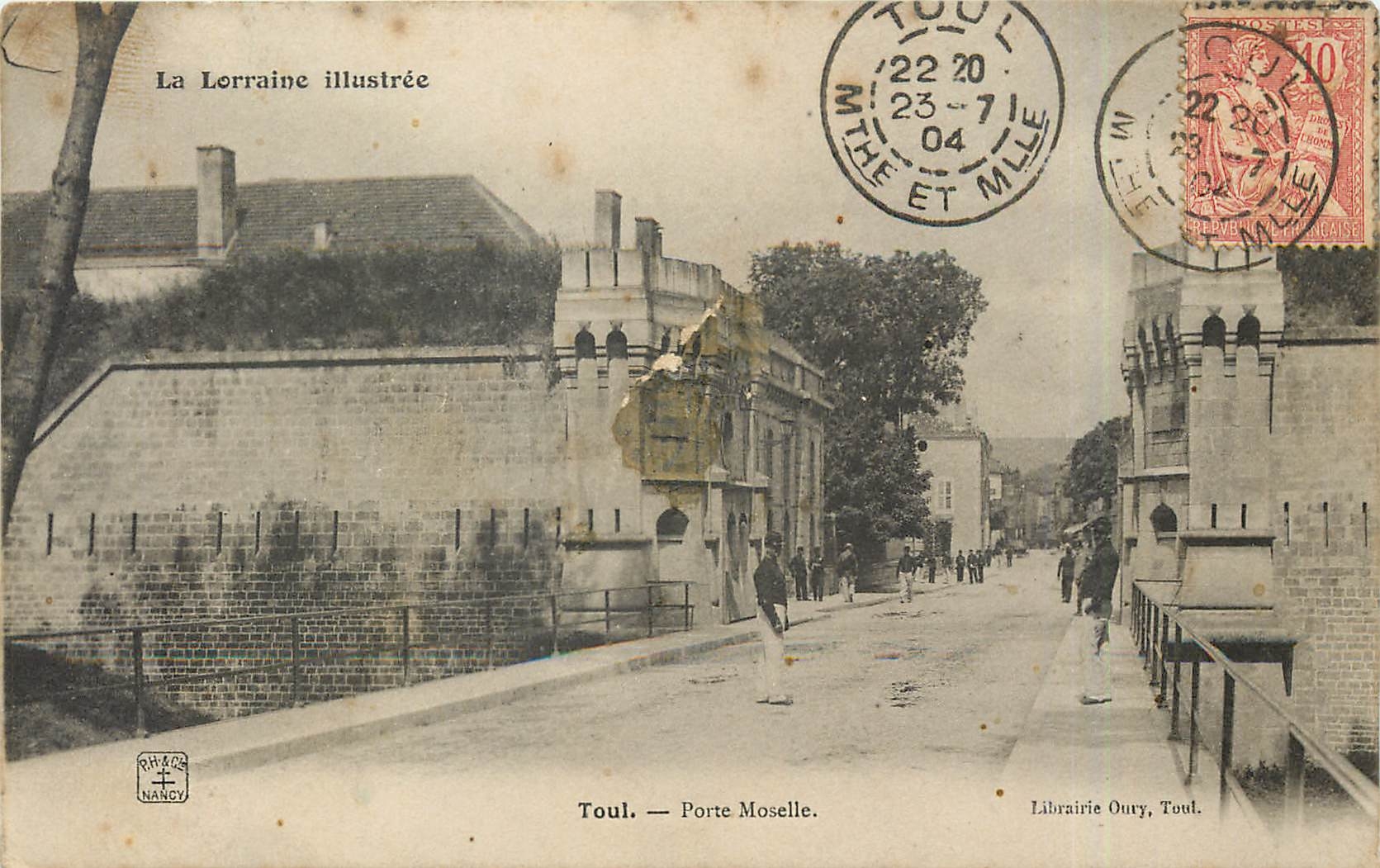 CPA Toul Porte Moselle 