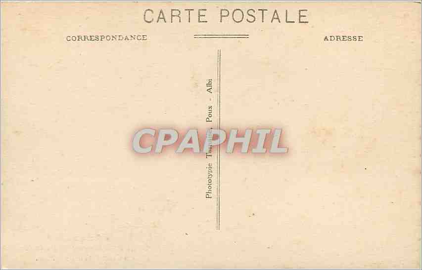 CPA Le Tarn Illustre Cordes Fragments de la Maison du Grand veneur  — Back