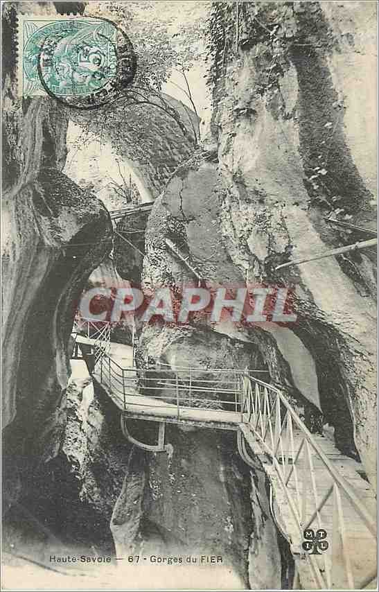 CPA Haute Savoie Gorges du Fier 