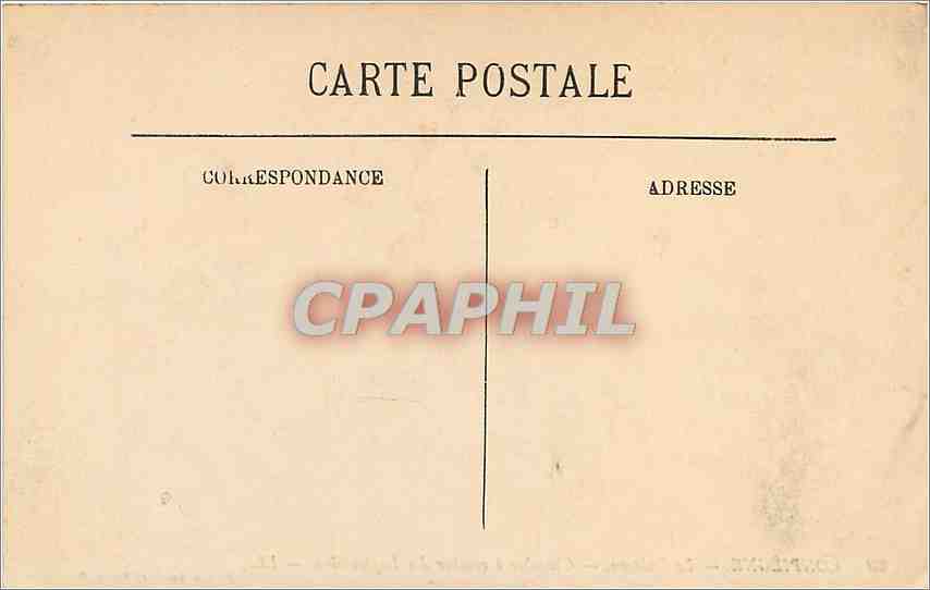 CPA Compiegne le chateau chambre a coucher des Imperatrices  — Rückseite
