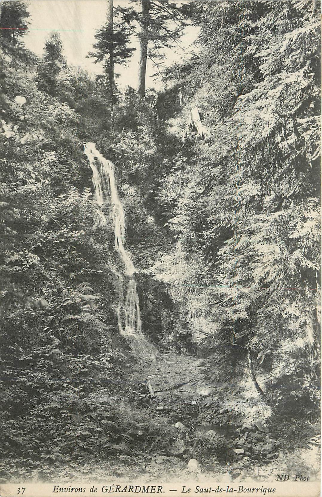 CPA Environs de Gerardmer le Saut de la Bourrique 