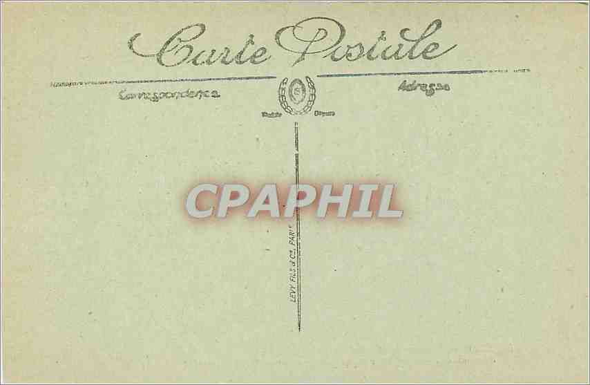CPA Vezelay promenade des Fosses et la Porte Neuve  — Rückseite