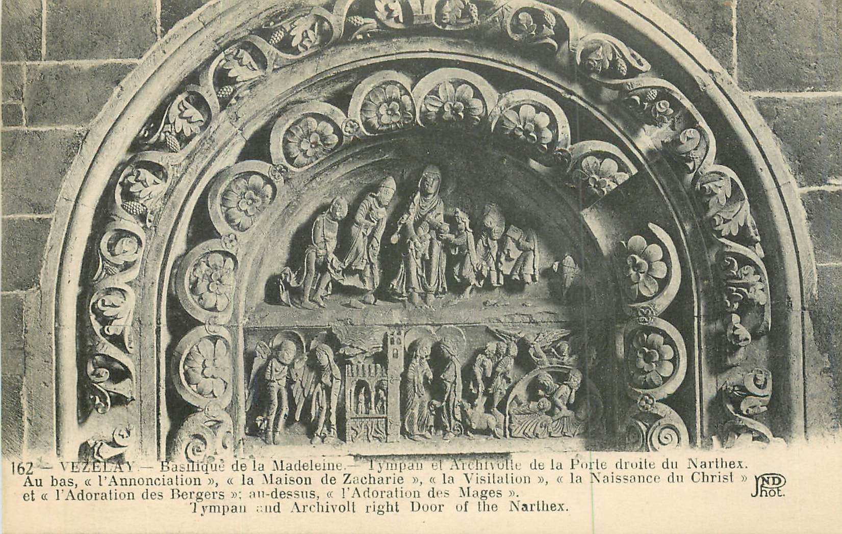 CPA Vezelay basilique de la Madeleine 