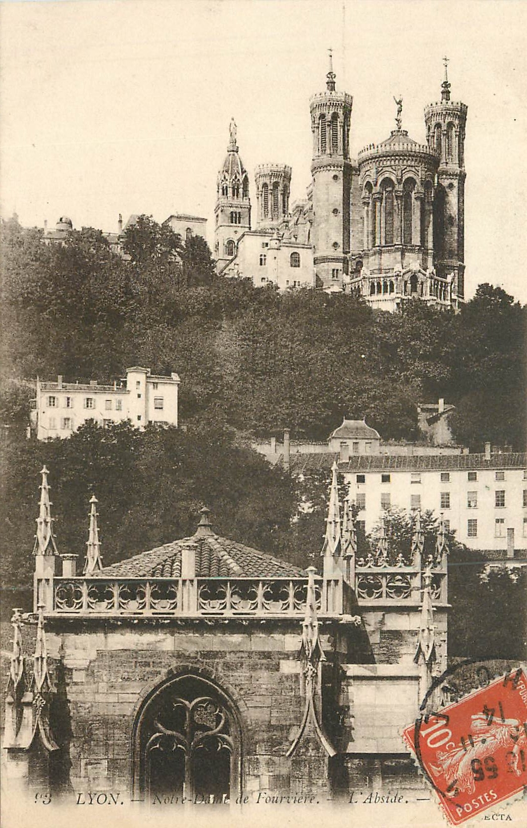 CPA Lyon Notre Dame de Fourviere l'Abside 