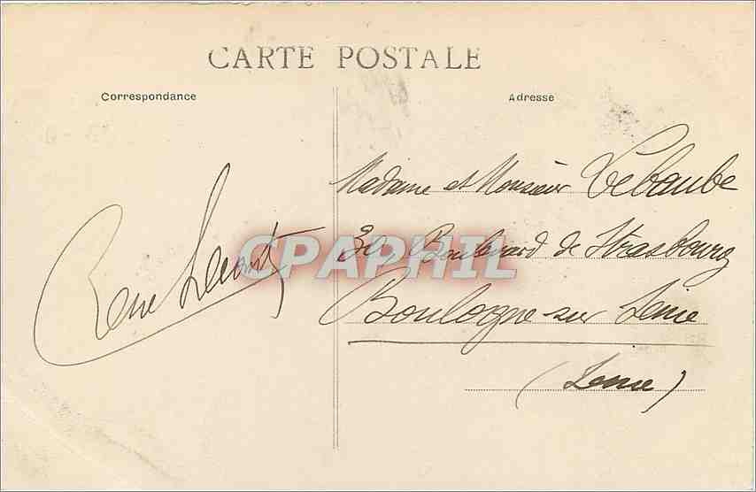 Meaux — La Cathédrale — Vue prise de l'Hôtel-de-Ville — Éditeur : REFUINOU FRANCAISE, n°24 — Reverso