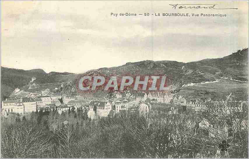 CPA Puy de Dome la Bourboule vue panoramique 