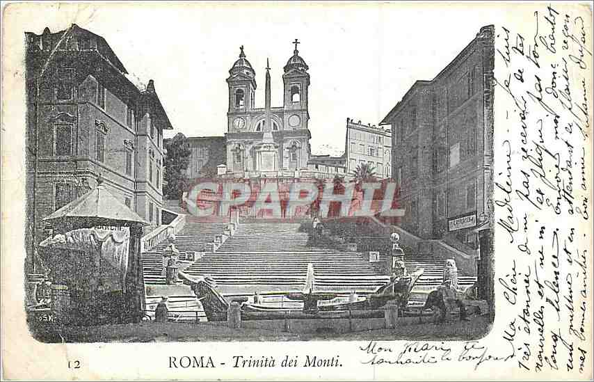 CPA Roma Trinita dei Monti 
