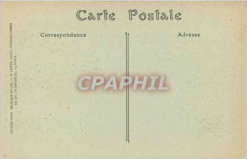 CPA Vezelay Eglise de la Madeleine XI XII Collateral gauche  — Rückseite