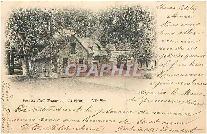 Parc du Petit Trianon — La Ferme — ND Phot