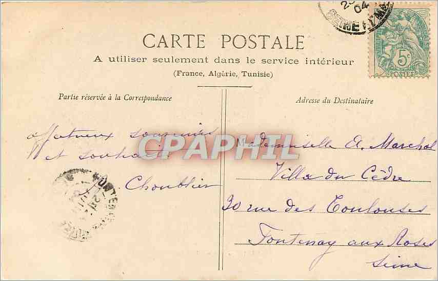 CPA Melun vue sur la Seine  — Rückseite