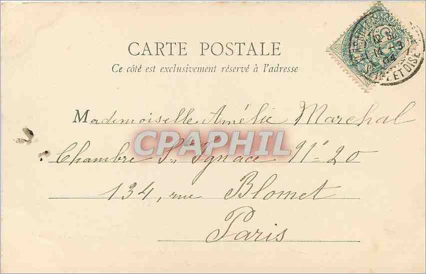CPA Versailles Parc du petit Trianon La laiterie de Marie Antoinette — Verso