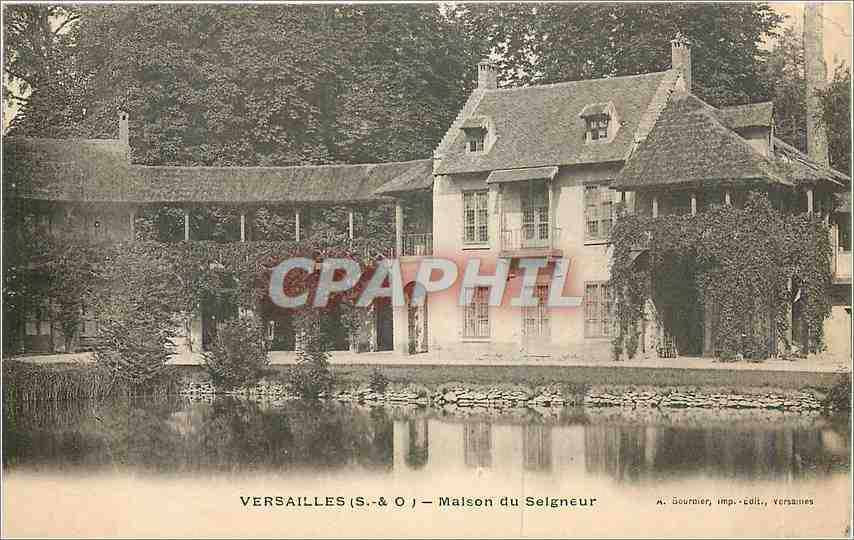 CPA Versailles S et O maison du Seigneur 