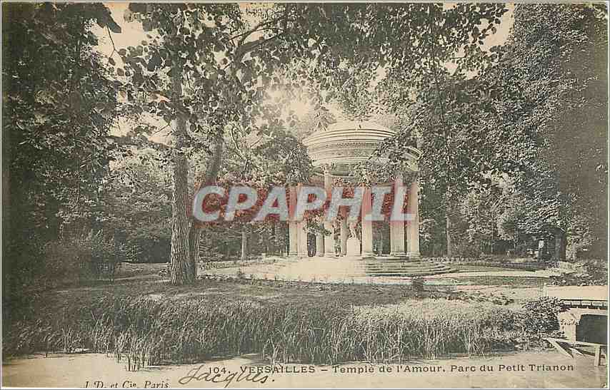 Versailles – Tempel der Liebe, Park des Petit Trianon — I. D. et Cie, Paris, n°104