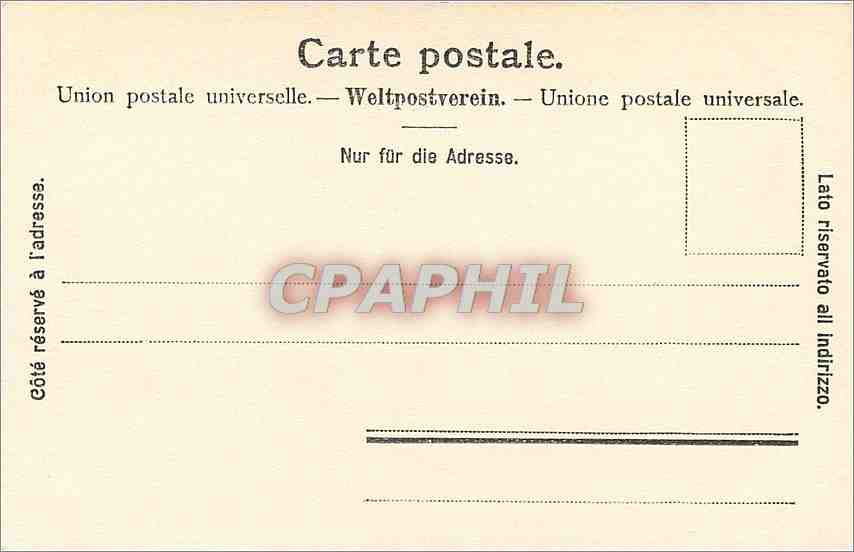 CPA Geneve Pont des Bergues  — Verso