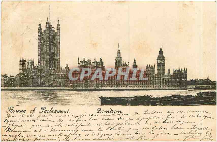 Houses of Parliament — London — éditeur non identifié