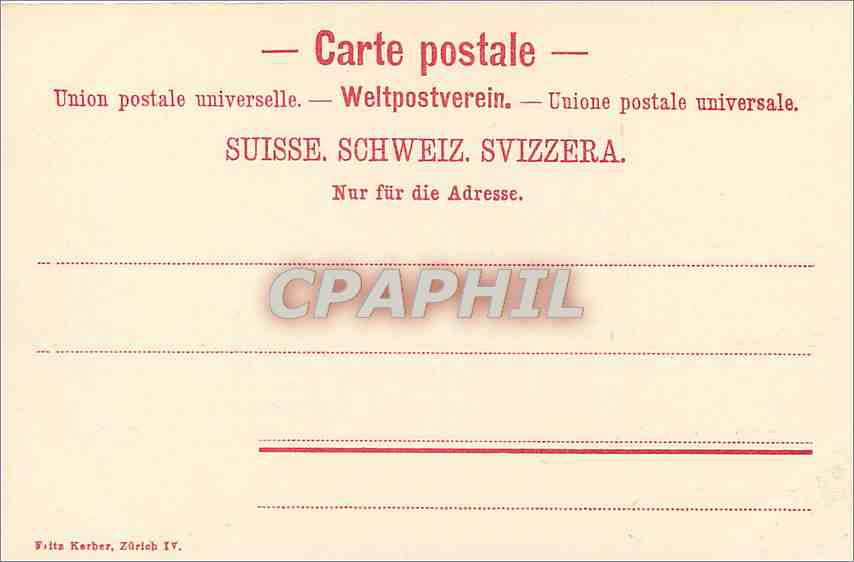 CPA Musee Ariana Geneve  — Verso