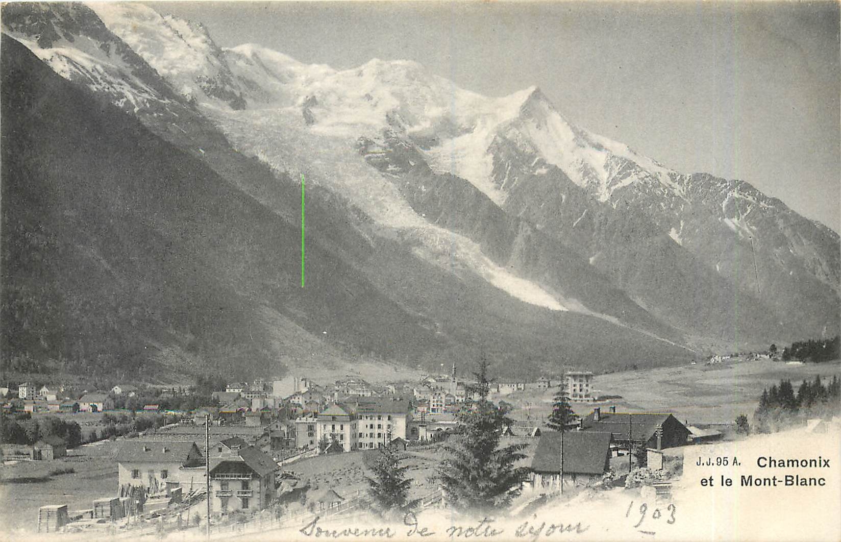 CPA Chamonix et le Mont Blanc 