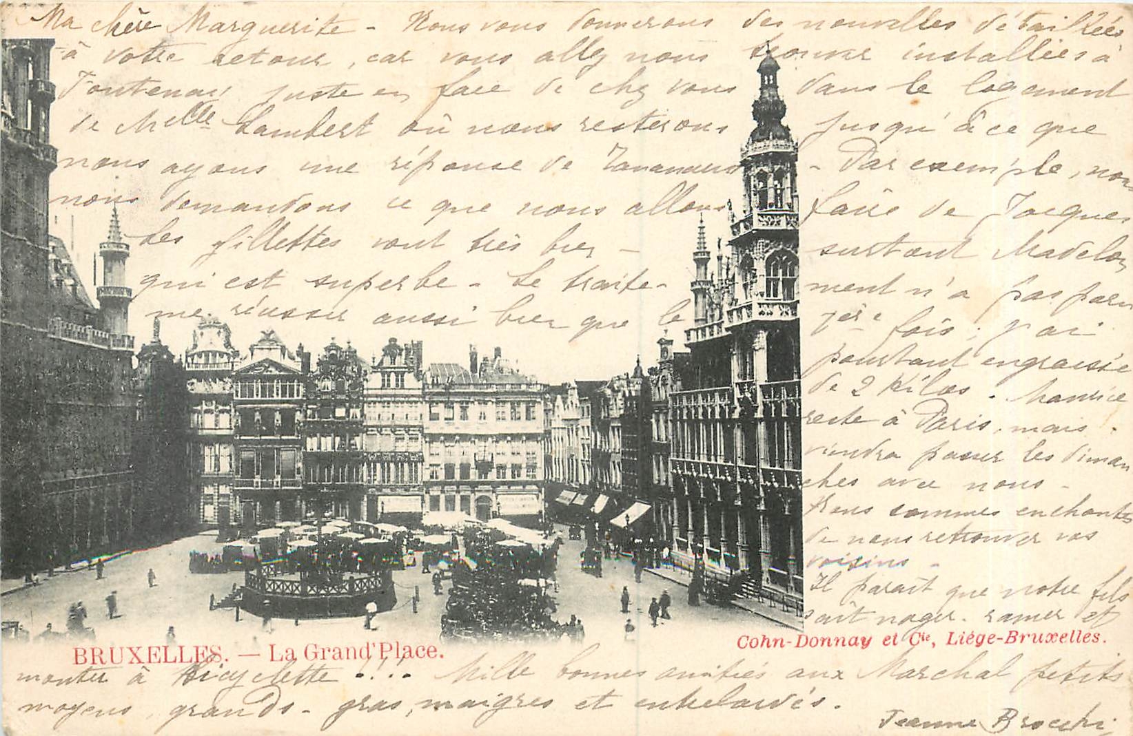 CPA Bruxelles la grand place 
