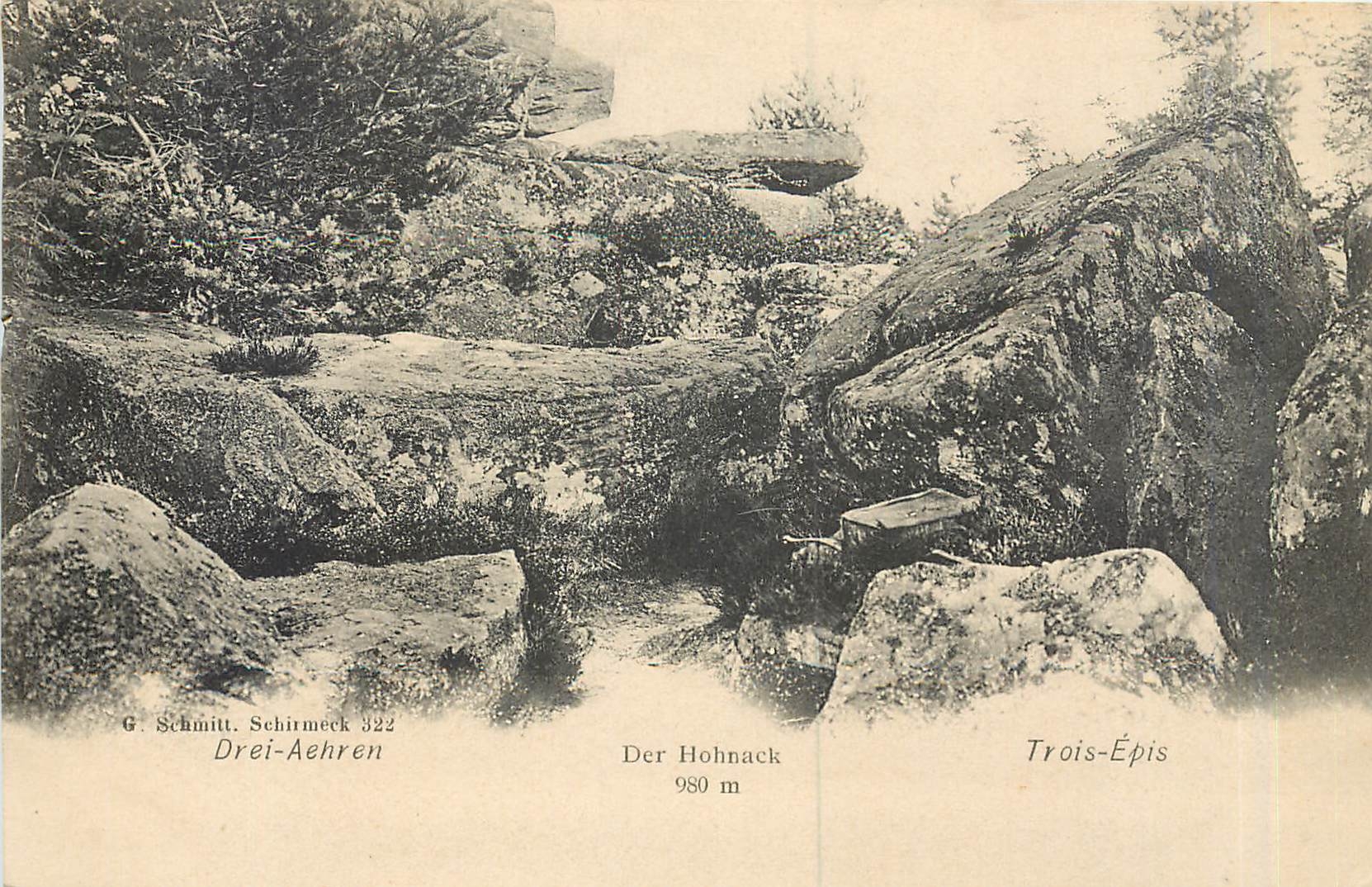 CPA Trois Epis Drei Aehren Der Hohneck 