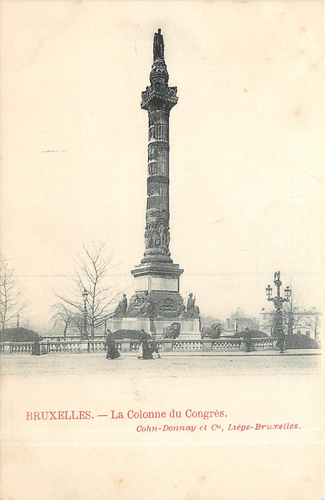 CPA Bruxelles la colonne du Congres 