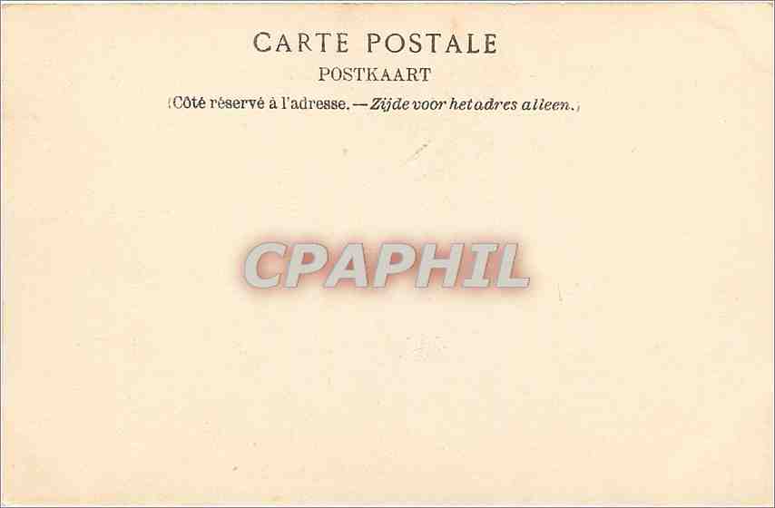 CPA Bruxelles la colonne du Congres  — Rückseite
