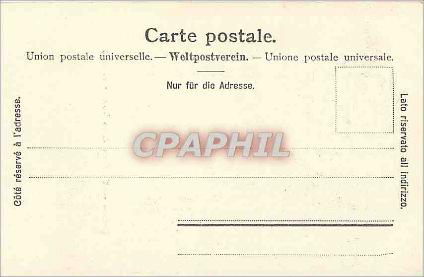 CPA Chillon chambre de la tortune en 1255  — Rückseite