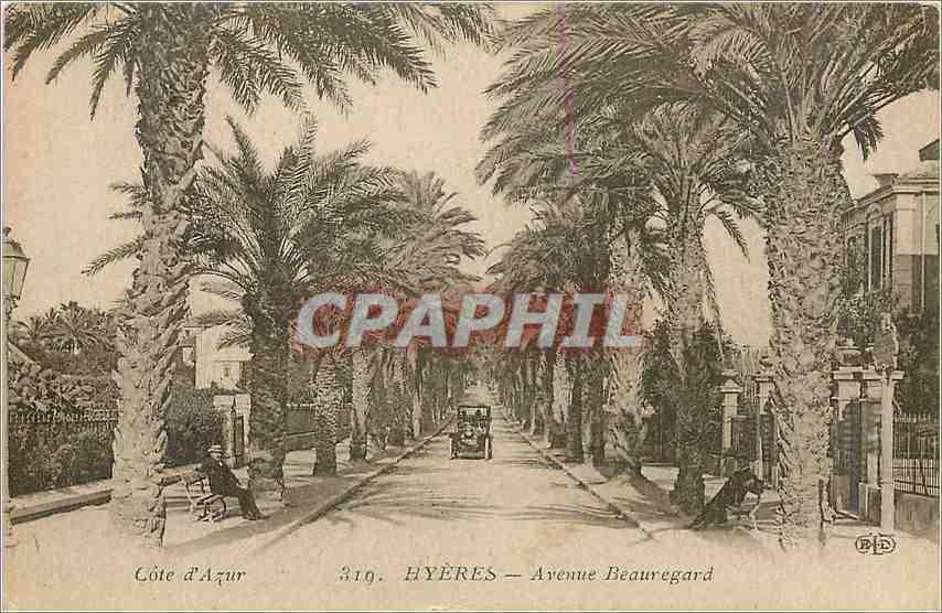 CPA Hyeres avenue Beauregard 