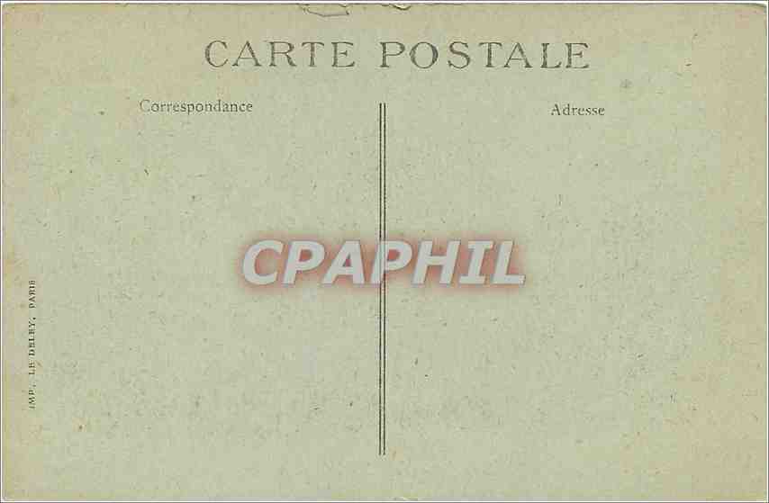 CPA Hyeres avenue Beauregard  — Rückseite