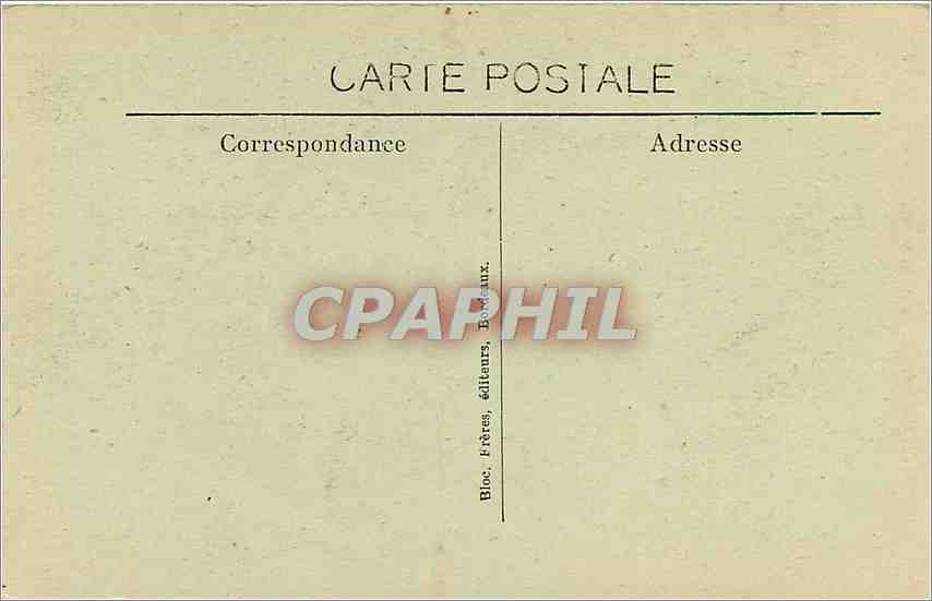 CPA La Grande Cote les pins tordus  — Rückseite