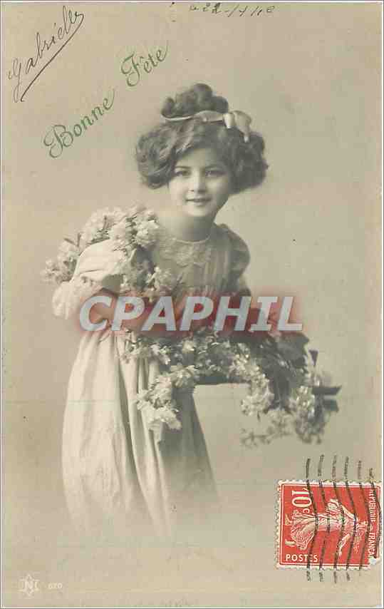 CPA Bonne annee Enfant