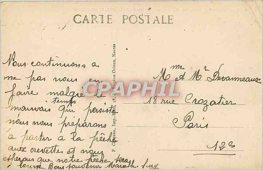 CPA La Baule sur mer Loire Inf vue generale de la plage prise de l'Est  — Back