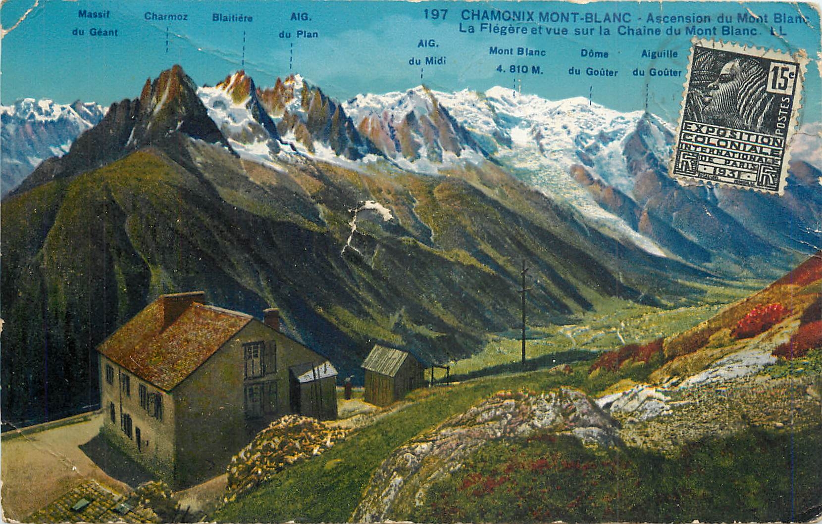 Chamonix Mont-Blanc — Ascent of Mont Blanc — 197 — Publisher L.L.