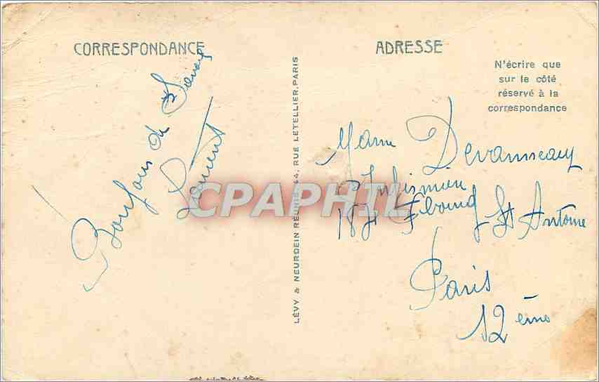 Chamonix Mont-Blanc — Ascent of Mont Blanc — 197 — Publisher L.L. — Back