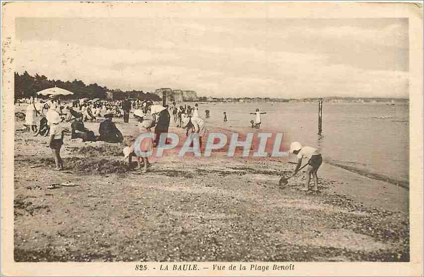 CPA La Baule vue de la plage Benoit 