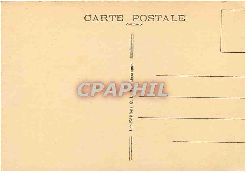 CPA De Champagne a Nozeroy Jura le defile d'entre porte  — Rückseite
