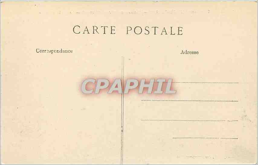 CPA Saint Martin du Tertre chateau de Franconville la grille d'Entree  — Back