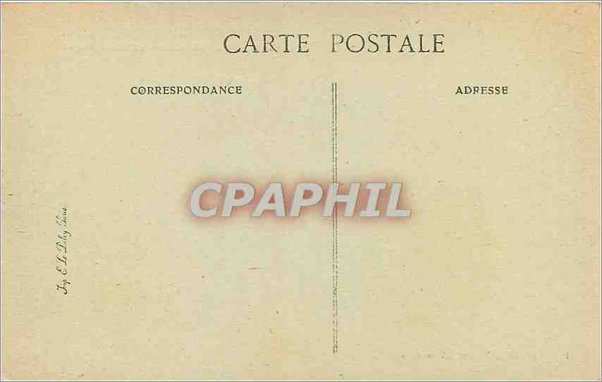 CPA Saint Martin du Tertre Chateau de Franconville la grille d'entree  — Back