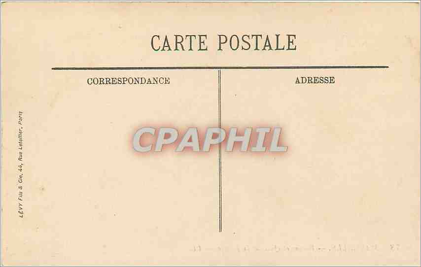 CPA Marseille bassins et Quais de la Joliette Tramway — Rückseite