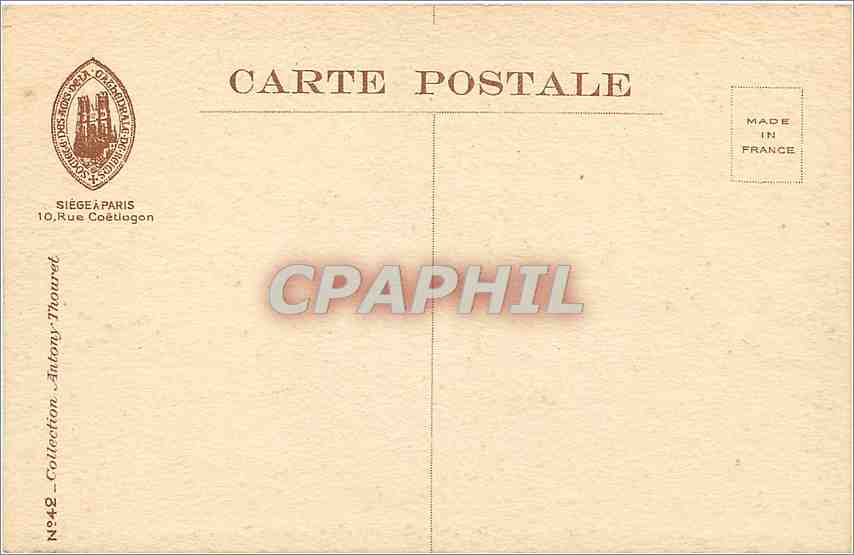 CPA Reims cathedrale Contrefort du Chevet au depart du Croisillon Sud Dec 1918  — Rückseite
