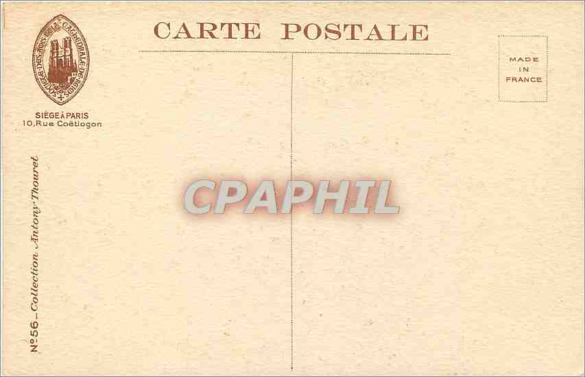CPA Reims cathedrale l'Abside Cote S E Ensemble des Destructions 1918  — Verso