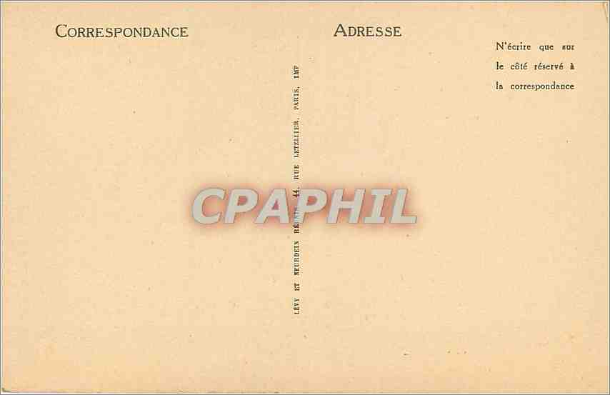 CPA Laon la Nef et le Choeur de la Cathedrale  — Rückseite