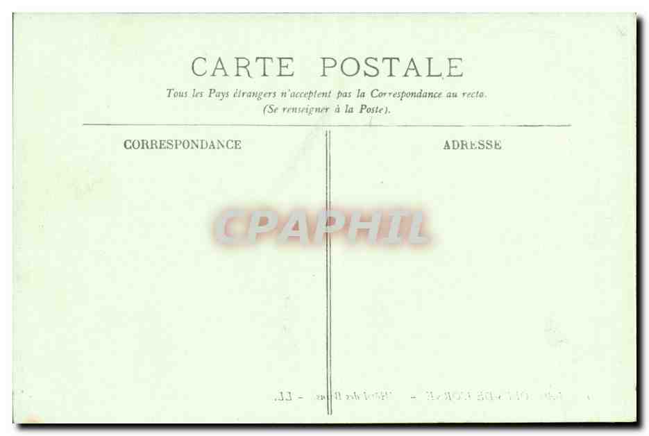 Bagnoles de l'orne CPA l'hotel des bains — Rückseite
