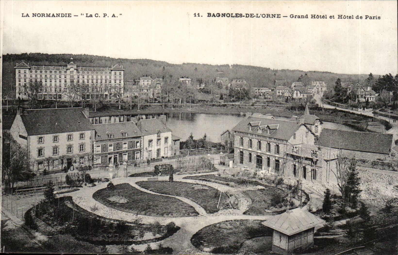 Bagnoles de l'orne CPA Grand hotel et Hotel de Paris